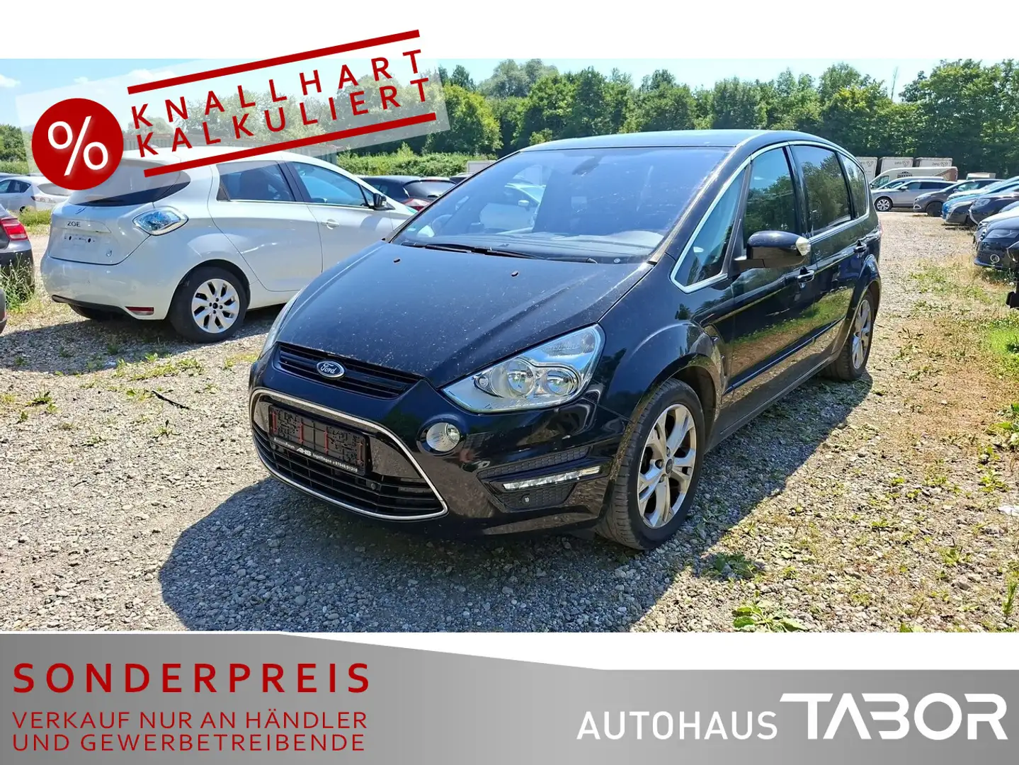 Ford S-Max 2.0 TDCi Titanium Navi PDC SHZ LM Privacy Schwarz - 1