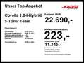 Toyota Corolla 1.8-l-Hybrid 5-Türer Team Deutschland Weiß - thumbnail 2