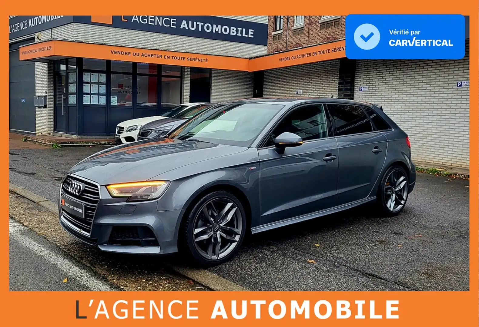 Audi A3 *BOOKED* A3 SB S-LINE 35TFSI Sport Stronic Grigio - 1