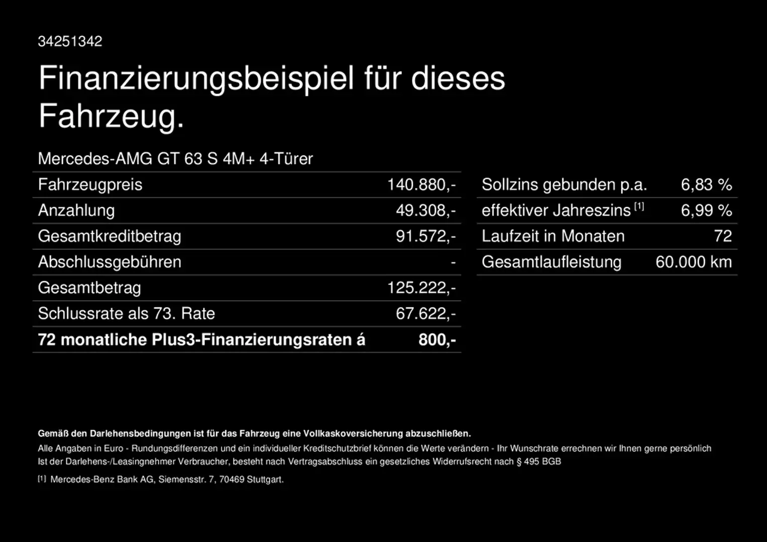 Mercedes-Benz AMG GT 63 S 4M+ Perf.-Abgasanlage HeadUp 360°-K. Schwarz - 2