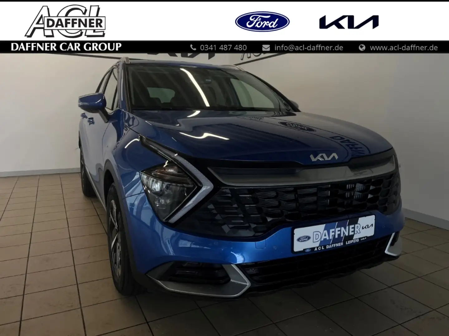 Kia Sportage Vision 1.6 T-GDI, Navi, Teilleder, Elkr. Sitze Bleu - 1