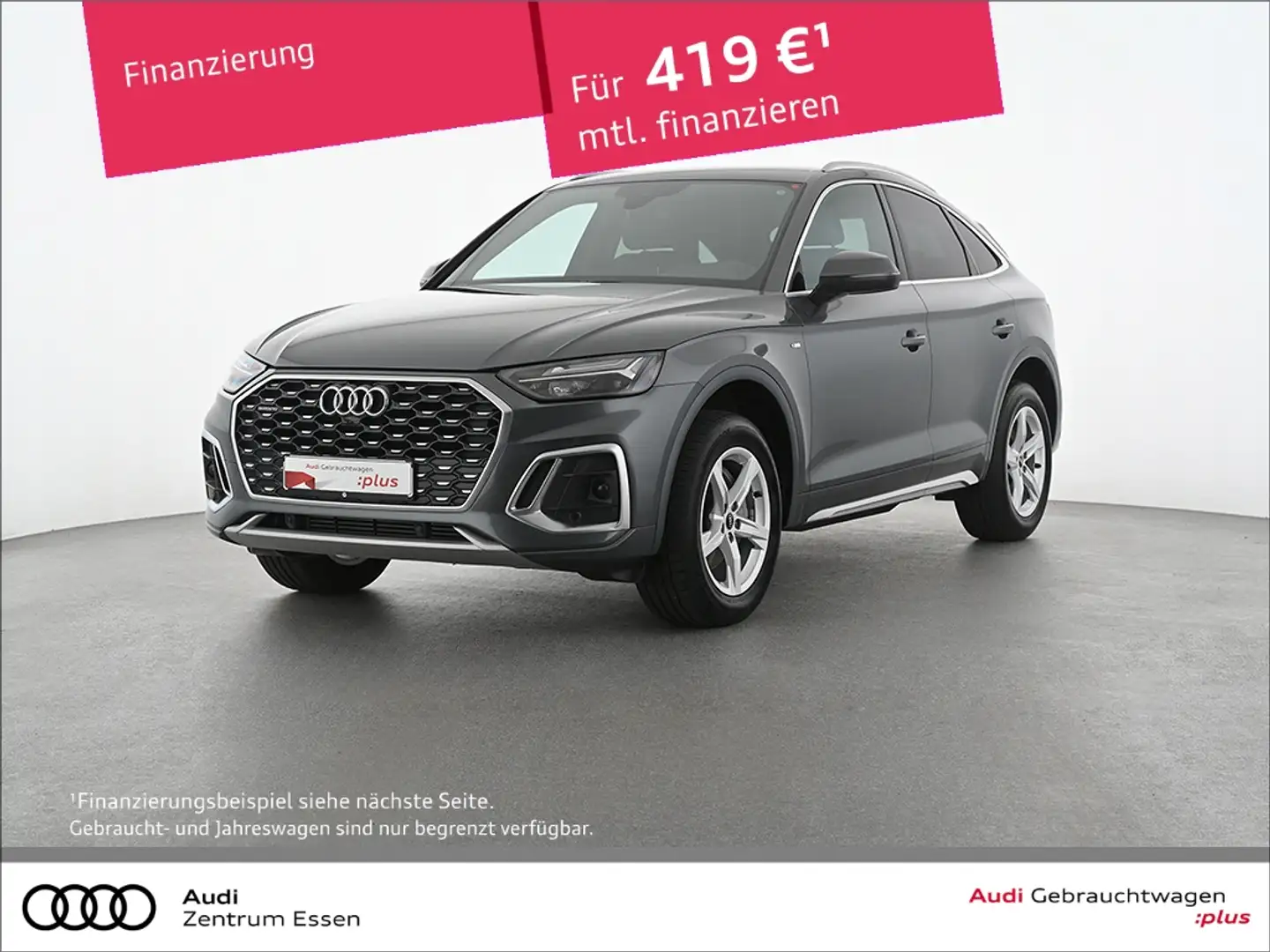 Audi Q5 Sportback 40 TFSI quattro line S-TRONIC NAV PLUS Gris - 1