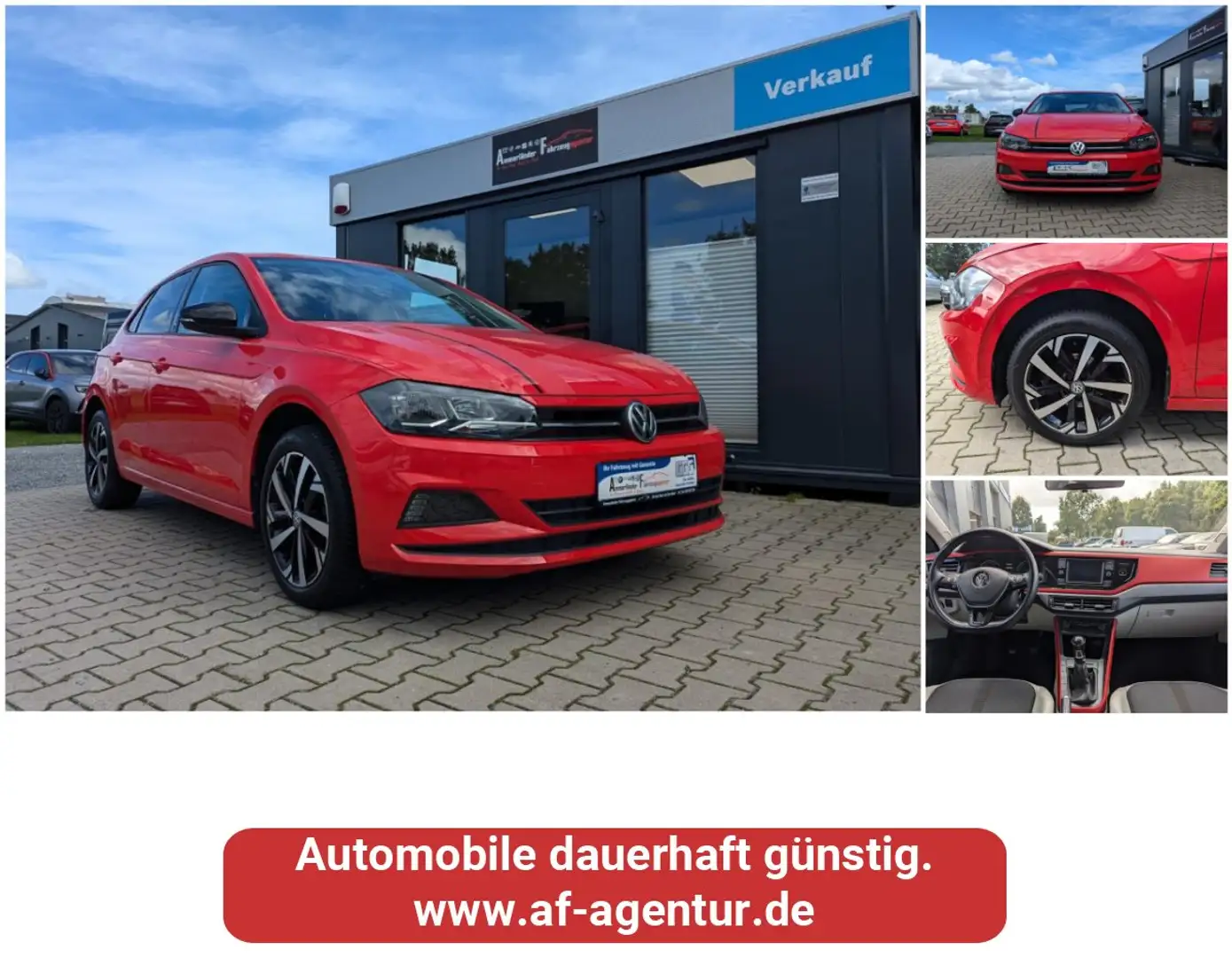Volkswagen Polo 1.0 beats 1.0 EU6 *BT*KLIMA*SHZ* beats Rot - 1