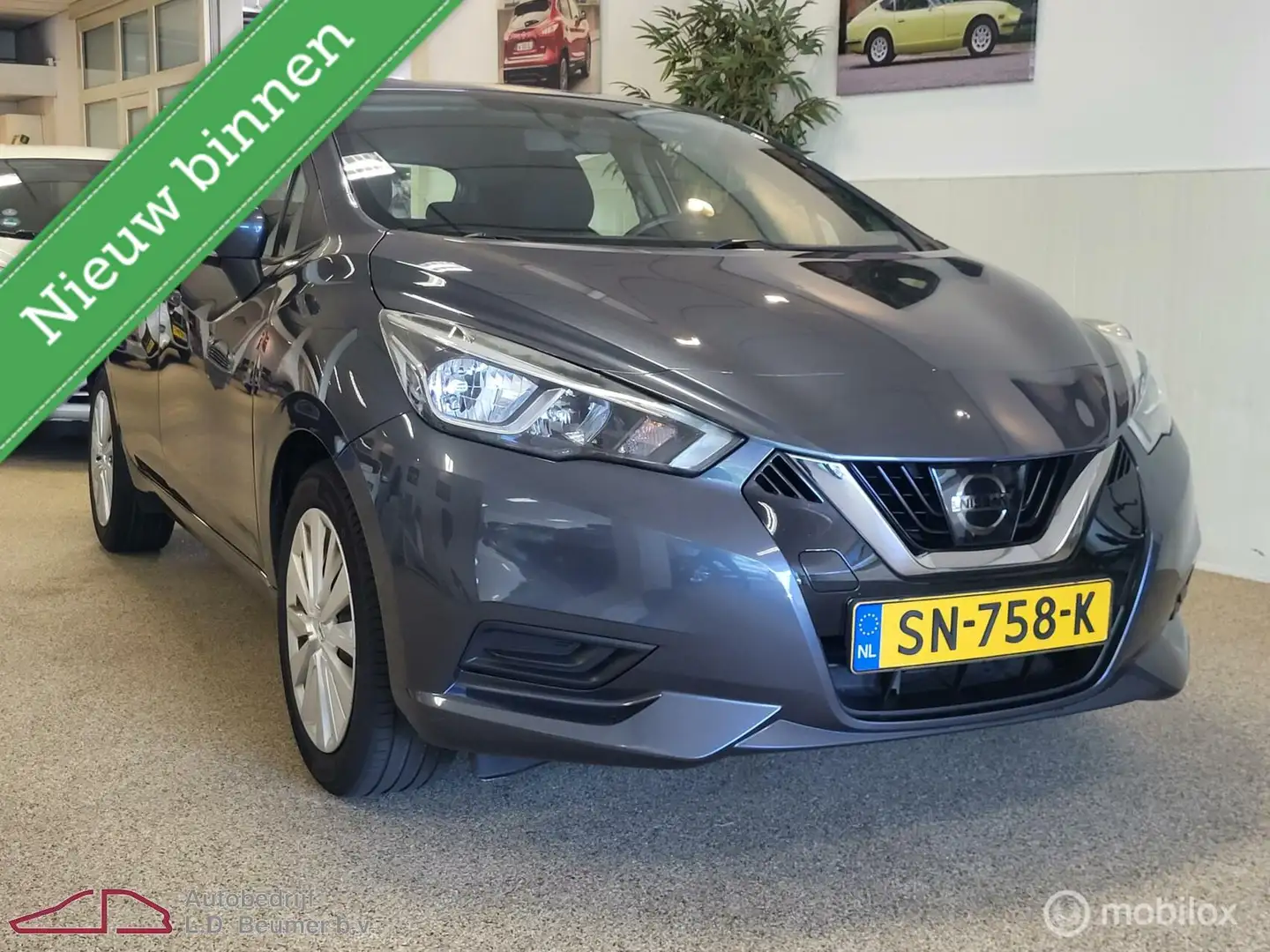Nissan Micra 1.0 5drs Acenta Pack *NL, 1e EIG, APPLE CARPLAY RI Grijs - 2