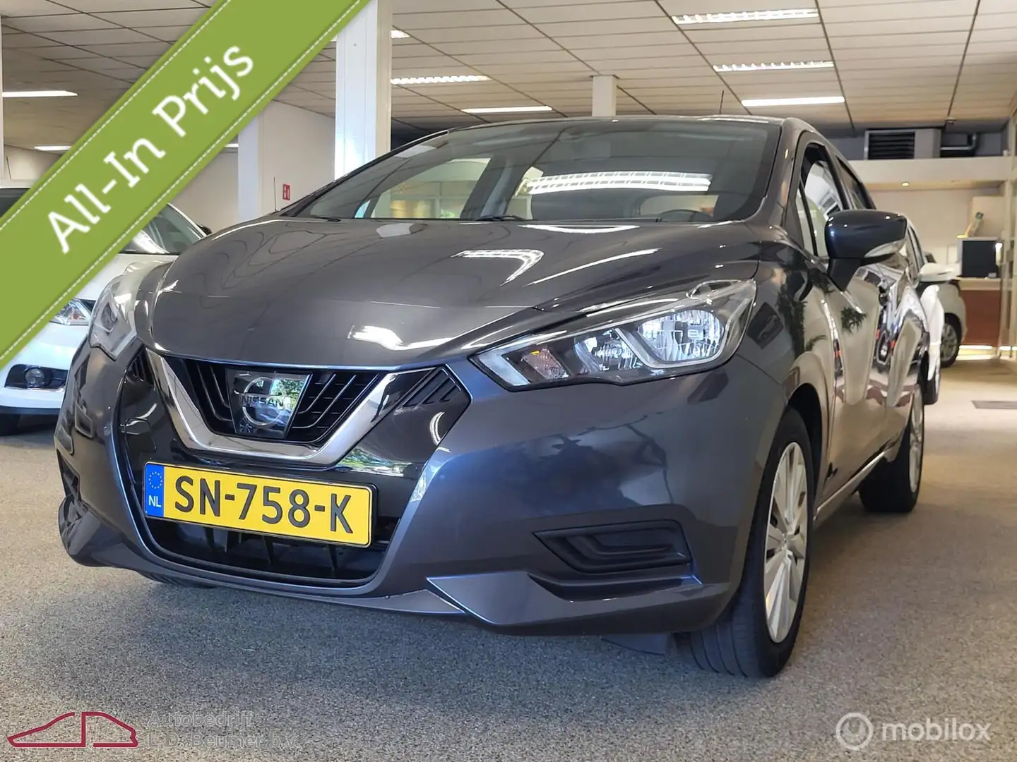 Nissan Micra 1.0 5drs Acenta Pack *NL, 1e EIG, APPLE CARPLAY RI Grijs - 1