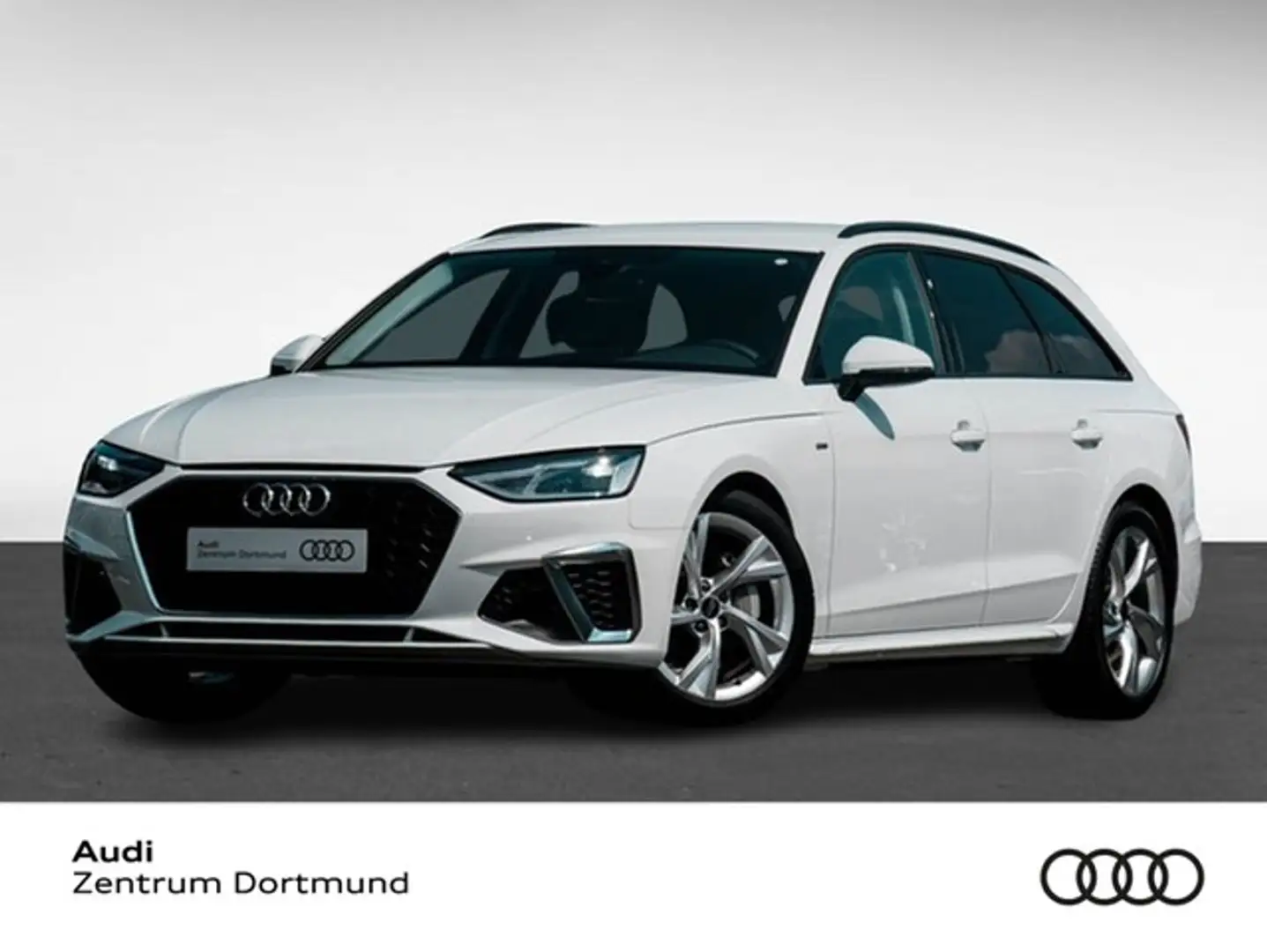 Audi A4 Avant 40 S LINE AHK CAM ACC LM18 EKLAPPE NAVI+ Weiß - 1