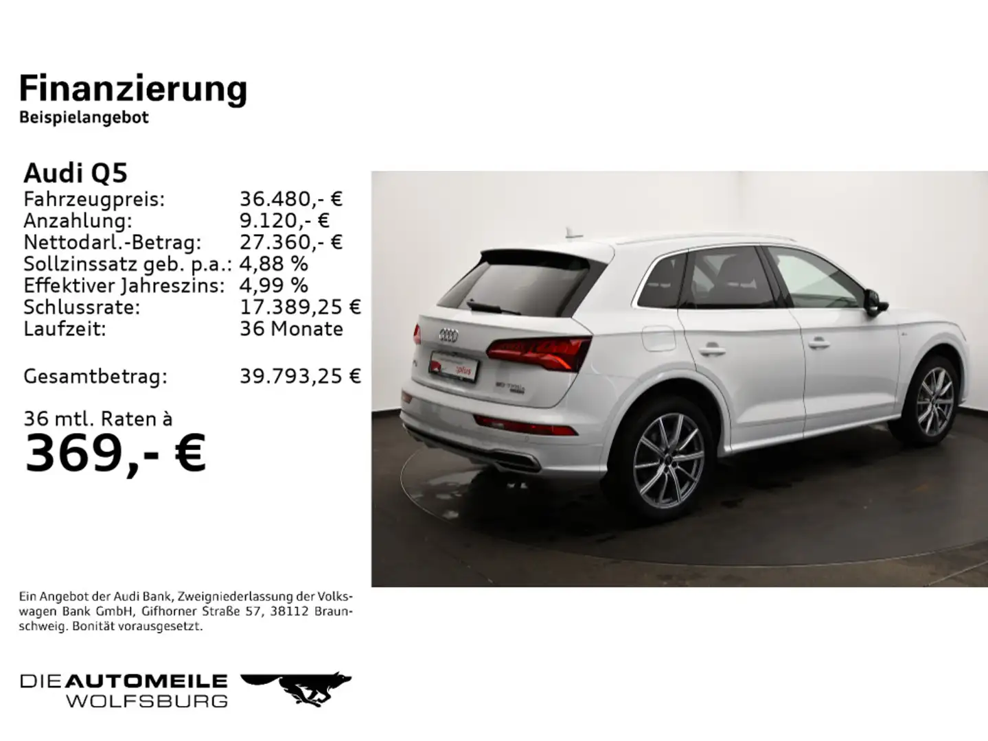 Audi Q5 2.0 TFSI S-tronic quattro Rückkam/Matrix/Spor Weiß - 2