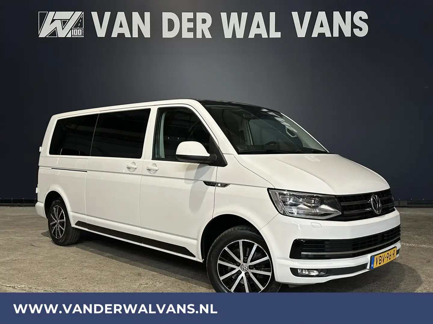 Volkswagen T6 Transporter 2.0 TDI 150pk Automaat L2H1 Dubbele Cabine Euro6 A Wit - 1