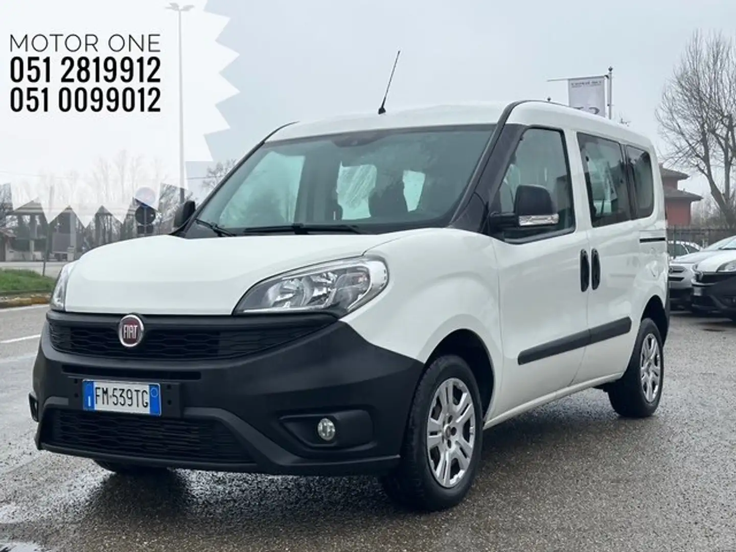 Fiat Doblo AUTOCARRO 5 POSTI 1.3 Mijet 95CV Bianco - 1