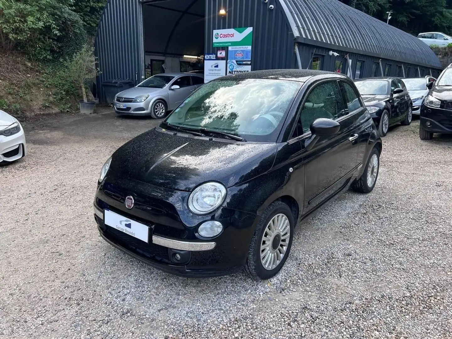 Fiat 500 1.2 i 69cv BVA Lounge Noir - 1
