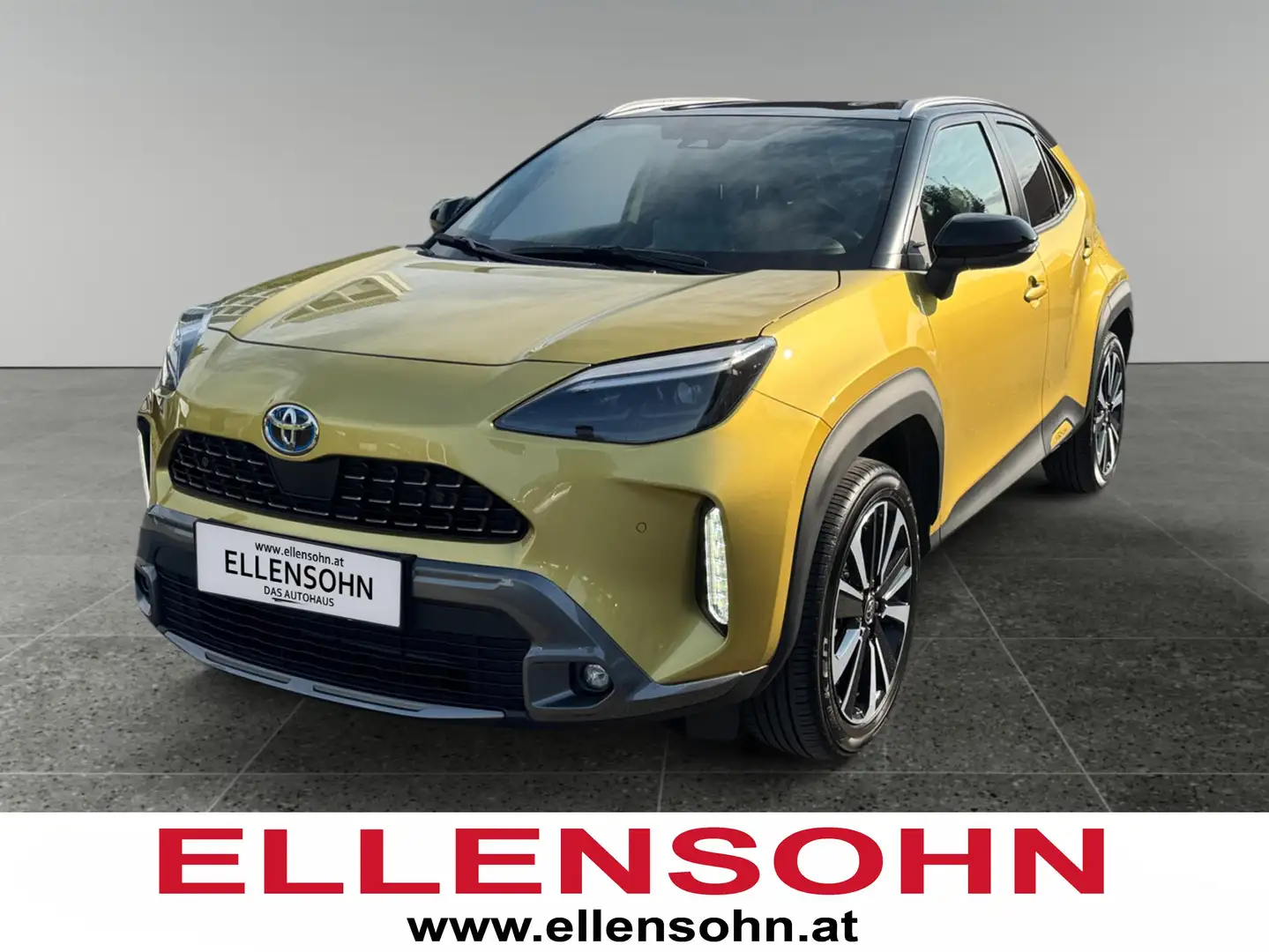 Toyota Yaris Cross 1,5l Hybrid, 4x4, Prem. Edt. 8-fach Bereift Gelb - 1