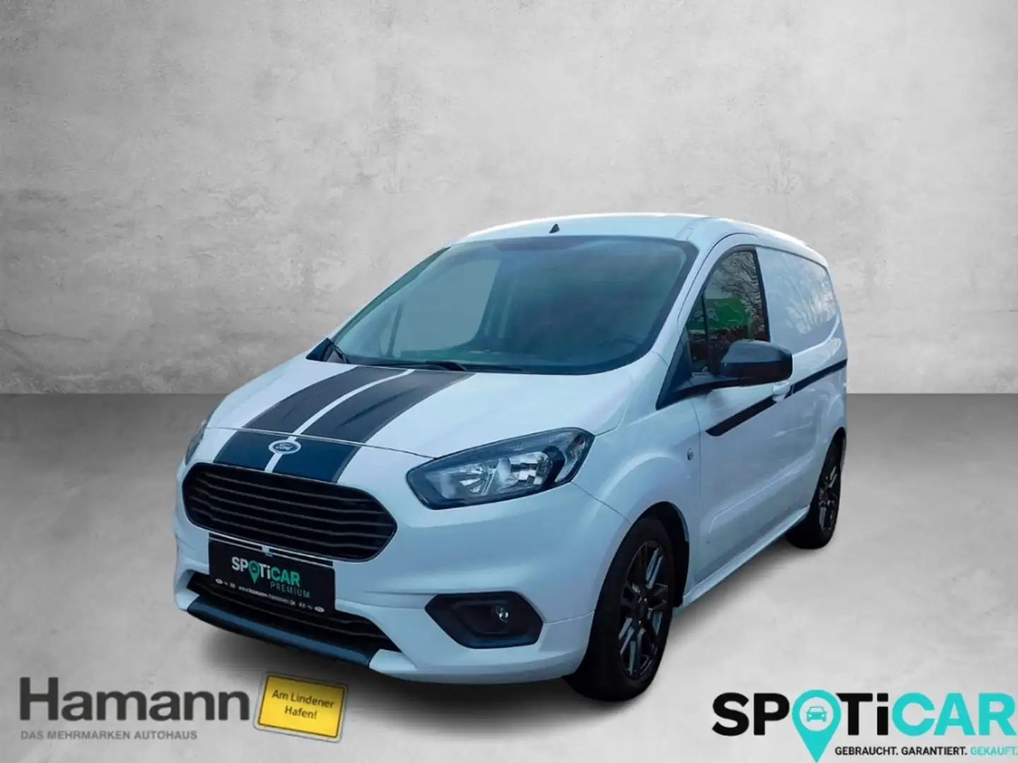 Ford Transit Courier Sport 1.5 TDCi EU6d  Klimaanlage Alufelgen Weiß - 1