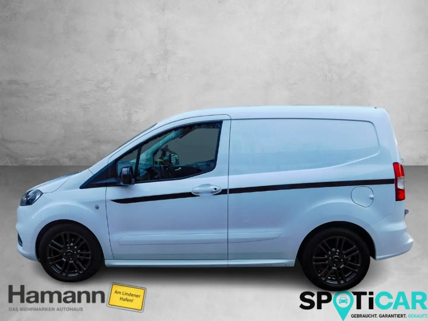 Ford Transit Courier Sport 1.5 TDCi EU6d  Klimaanlage Alufelgen Weiß - 2