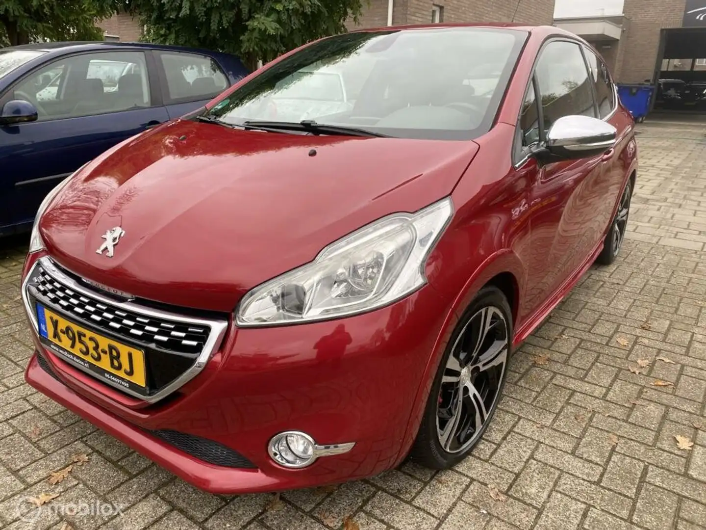 Peugeot 208 1.6 GTi 200 PK 104.DKM CLIMA NAV CRUISE LED Rood - 1