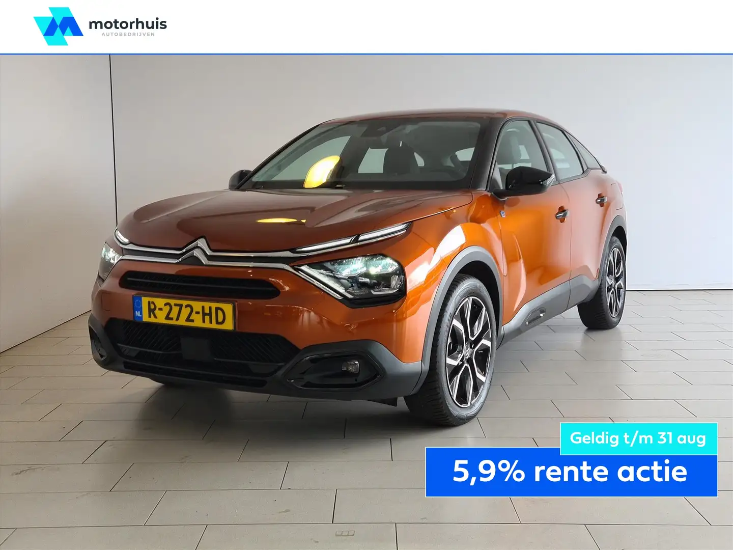 Citroen E-C4 Electric EV 50kWh 136pk Feel NAVI CAMERA LMV ECC Оранжевый - 1