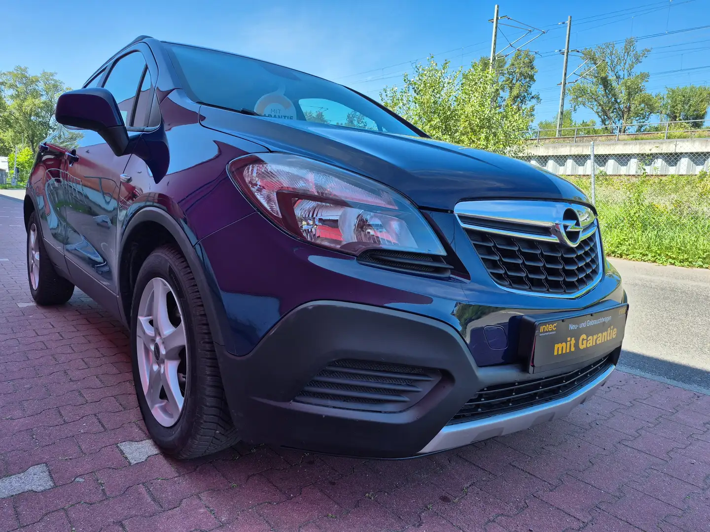 Opel Mokka 1.6 1Hand Serviceheft Anhängerkupplung Garantie Blu/Azzurro - 1