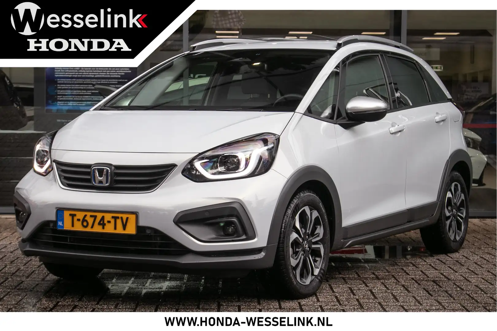 Honda Jazz 1.5 e:HEV Crosstar -All in rijklaarprijs | Navi | Wit - 1