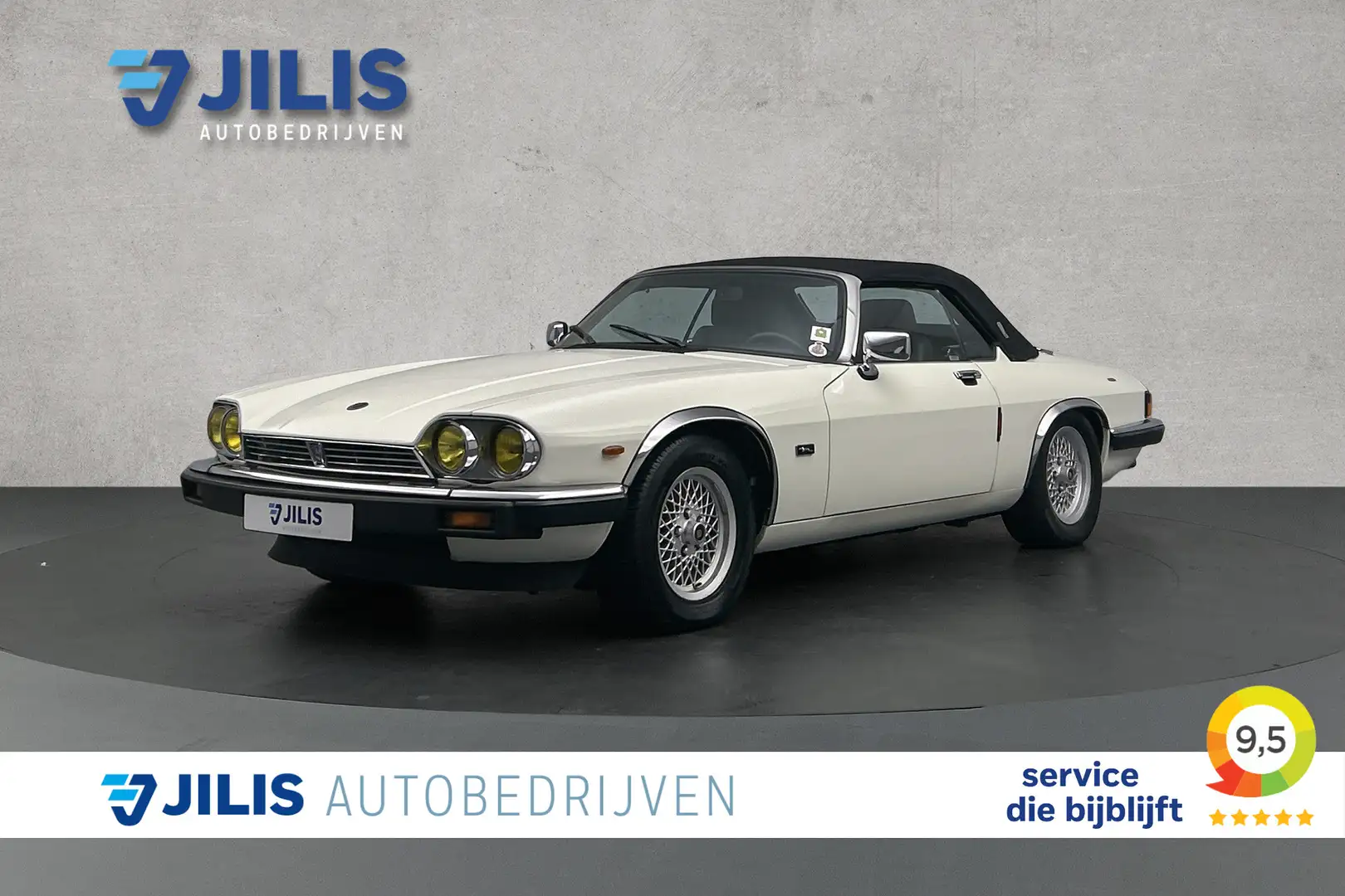 Jaguar XJS 5.3 V12 Convertible | Lederen bekleding | Stoelver Blanc - 1