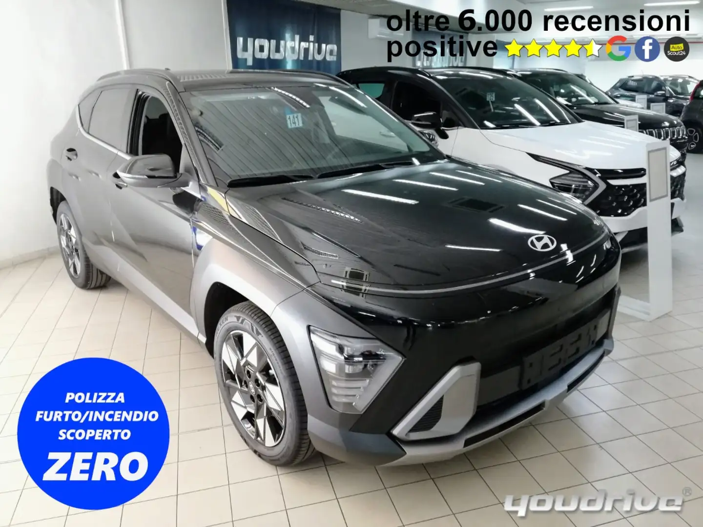 Hyundai KONA 1.0 T-GDI Hybrid 48V Business Nero - 1
