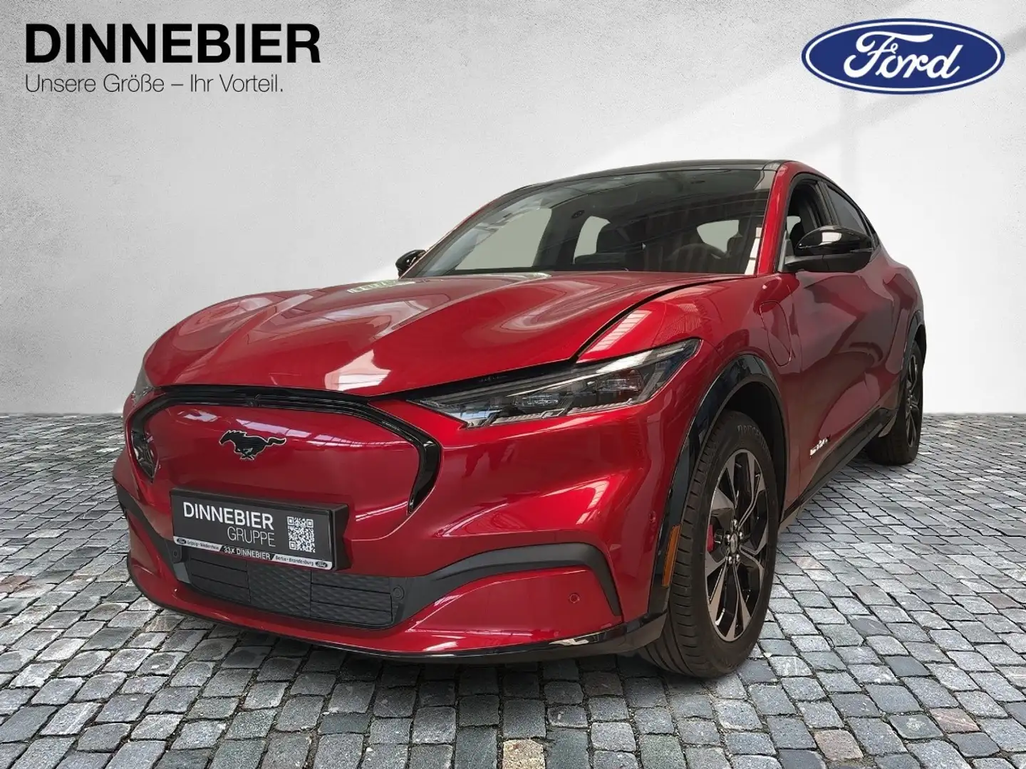 Ford Mustang Mach-E Premium AWD+360°+Glasdach+LED Rouge - 2