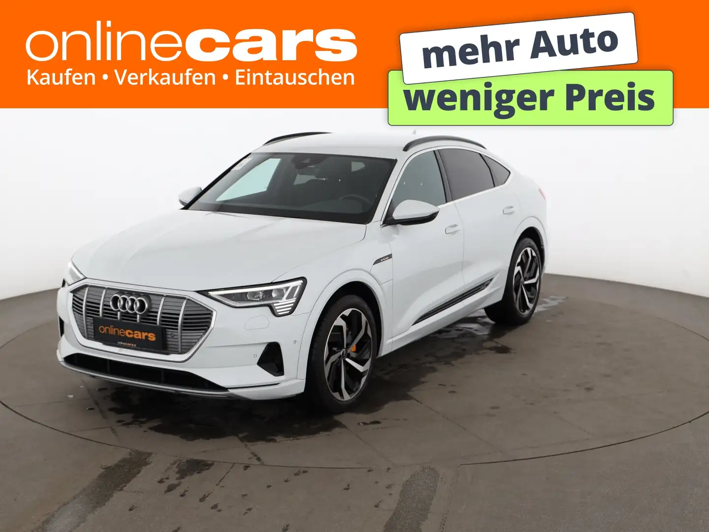 Audi e-tron SB 50 quattro advanced 71kWh Aut MATRIX Weiß - 1