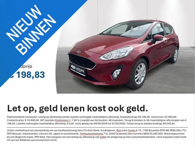 Ford Fiesta 1.0i EcoBoost 74kW Business Class
