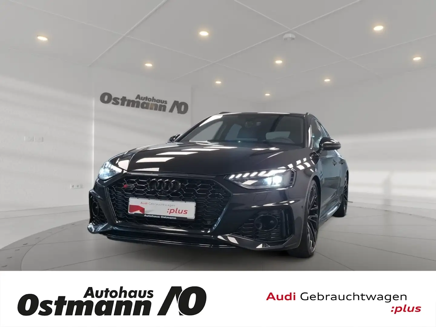 Audi RS4 RS 4 Avant 2.9 TFSI AHK 360 Navi HUD 280 km/h B&O Чёрный - 1