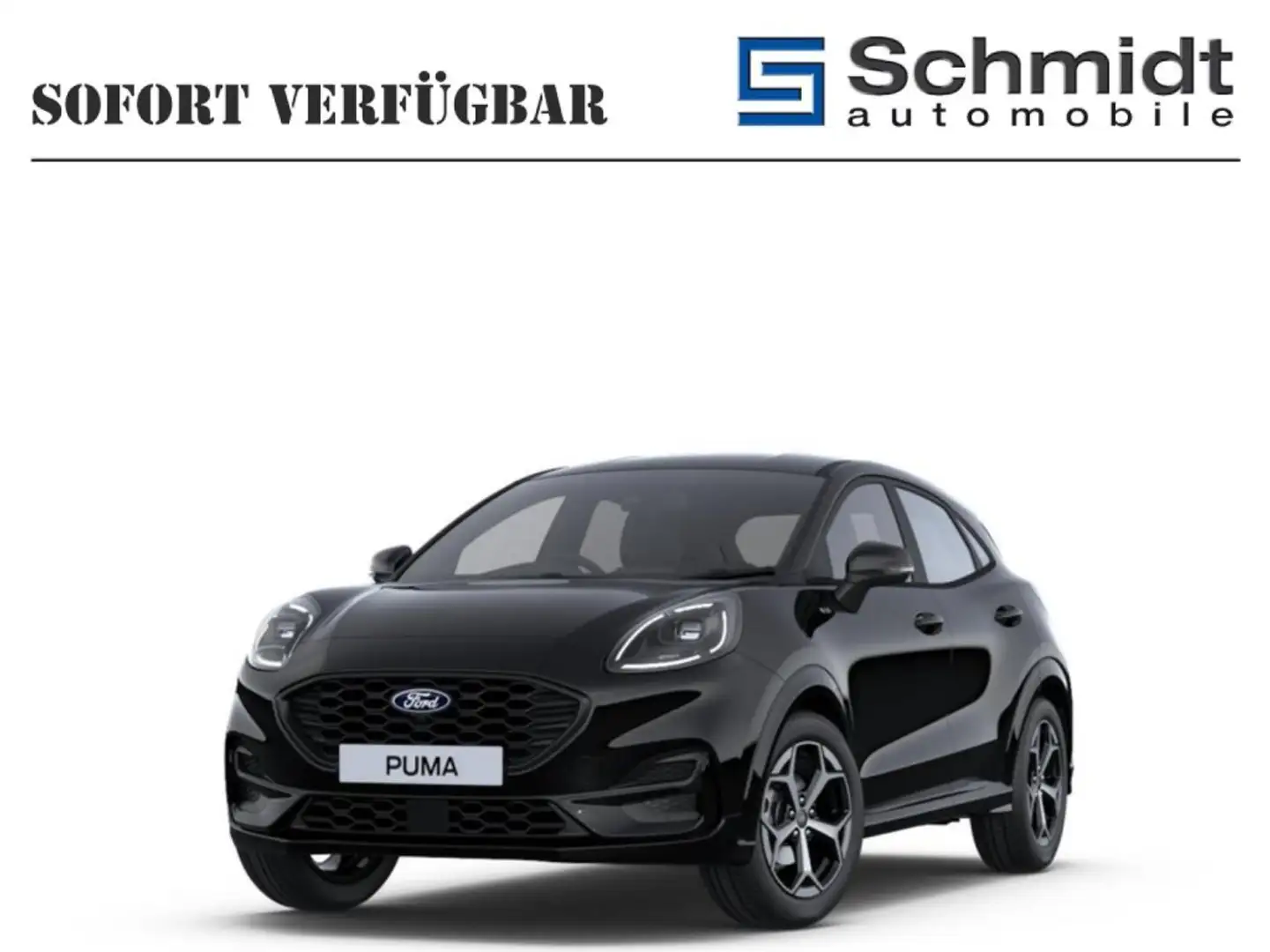 Ford Puma ST-Line 5-türig 1,0L Ecoboost 125PS A FWD Schwarz - 1