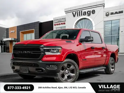 Red 2022 RAM 1500 Pickup Truck Four-Wheel Drive Automatic
