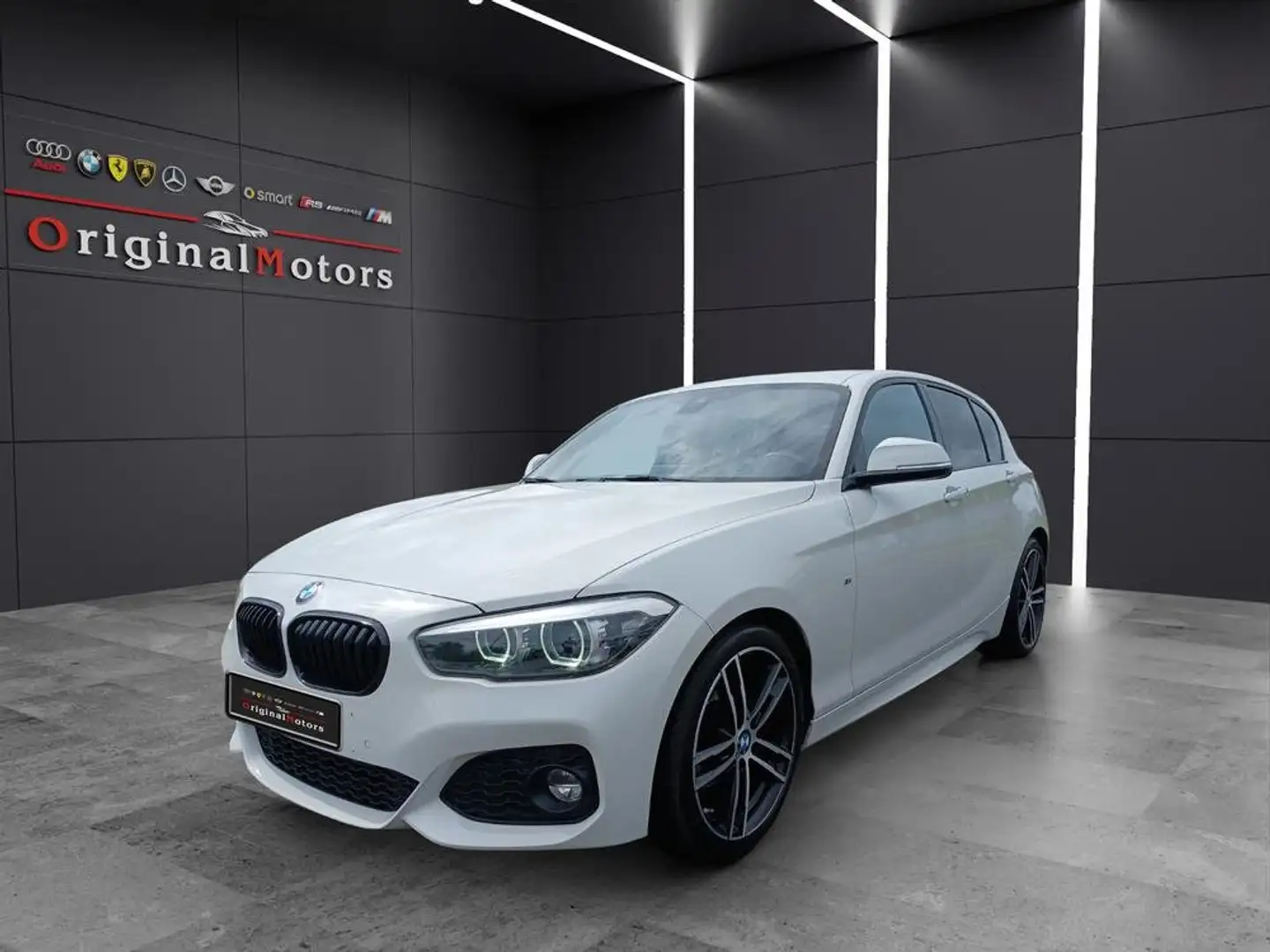 BMW 118 118i Msport 136cv auto HARMAN KARDON/AUTOMAT/TELEC Bianco - 1