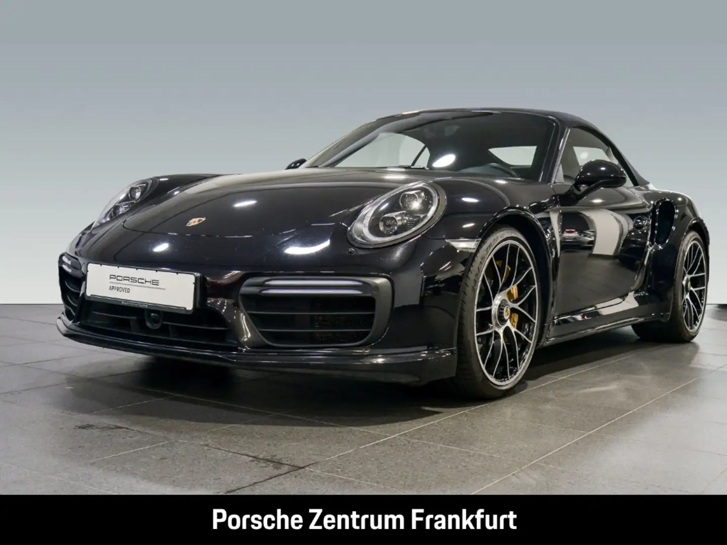 Porsche 991 911 Turbo S Cabriolet Burmester Sport Chrono Schwarz - 2