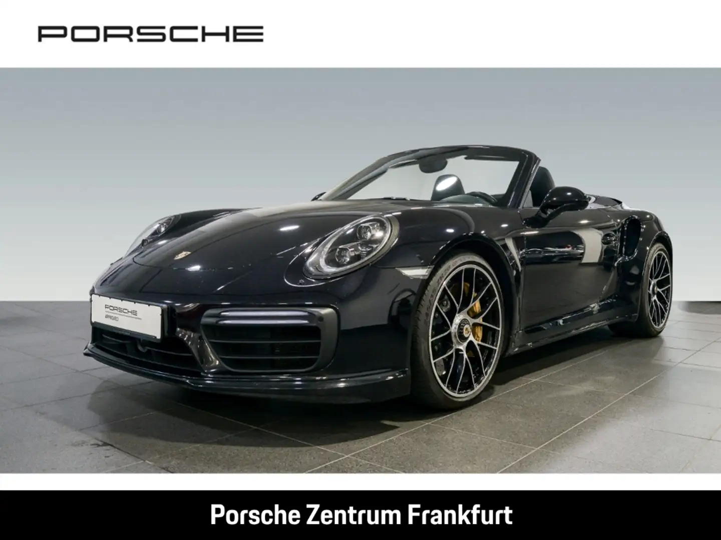 Porsche 991 911 Turbo S Cabriolet Burmester Sport Chrono Schwarz - 1
