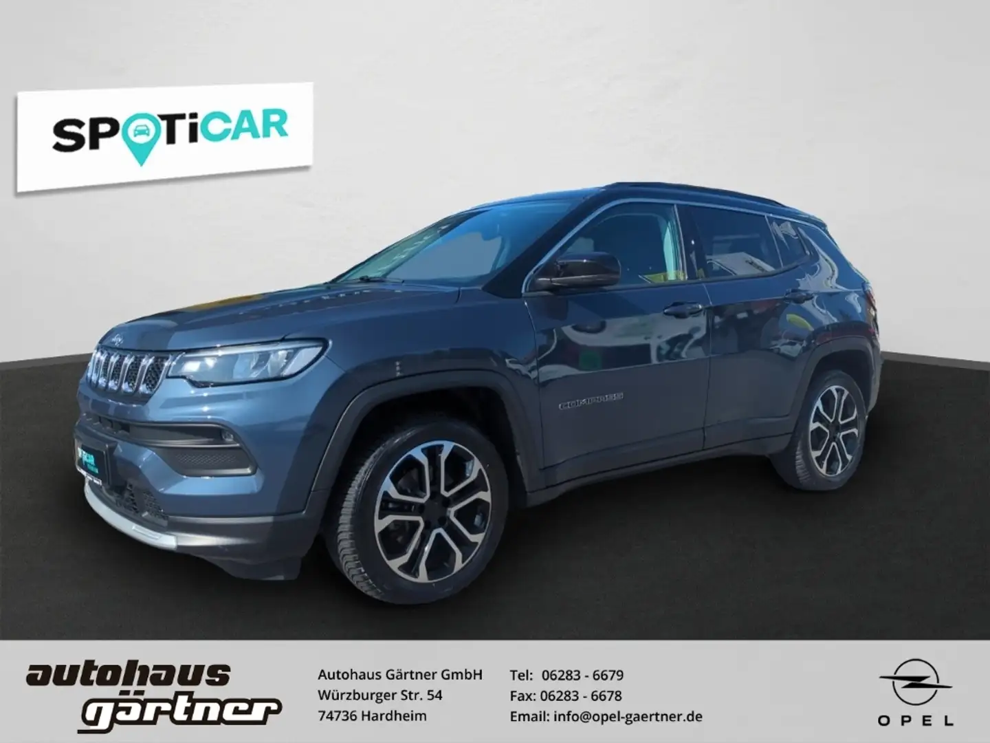 Jeep Compass Limited Mild-Hybrid FWD 1.5 MultiAir EU6d NAVI LED Azul - 1