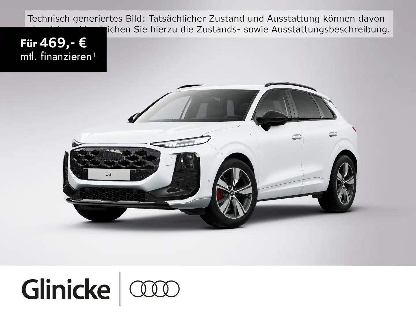 Audi Q3 SUV TFSI S-LINE+TECHPLUS+INTERIEUR S Weiß - 1