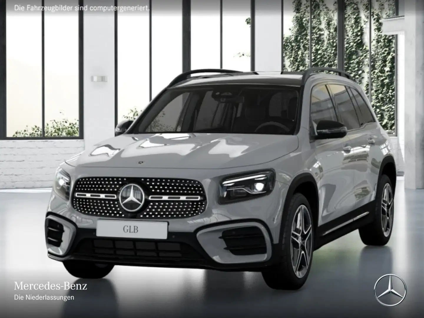 Mercedes-Benz GLB 200 AMG+NIGHT+PANO+AHK+MULTIBEAM+STHZG+KAMERA Gris - 2