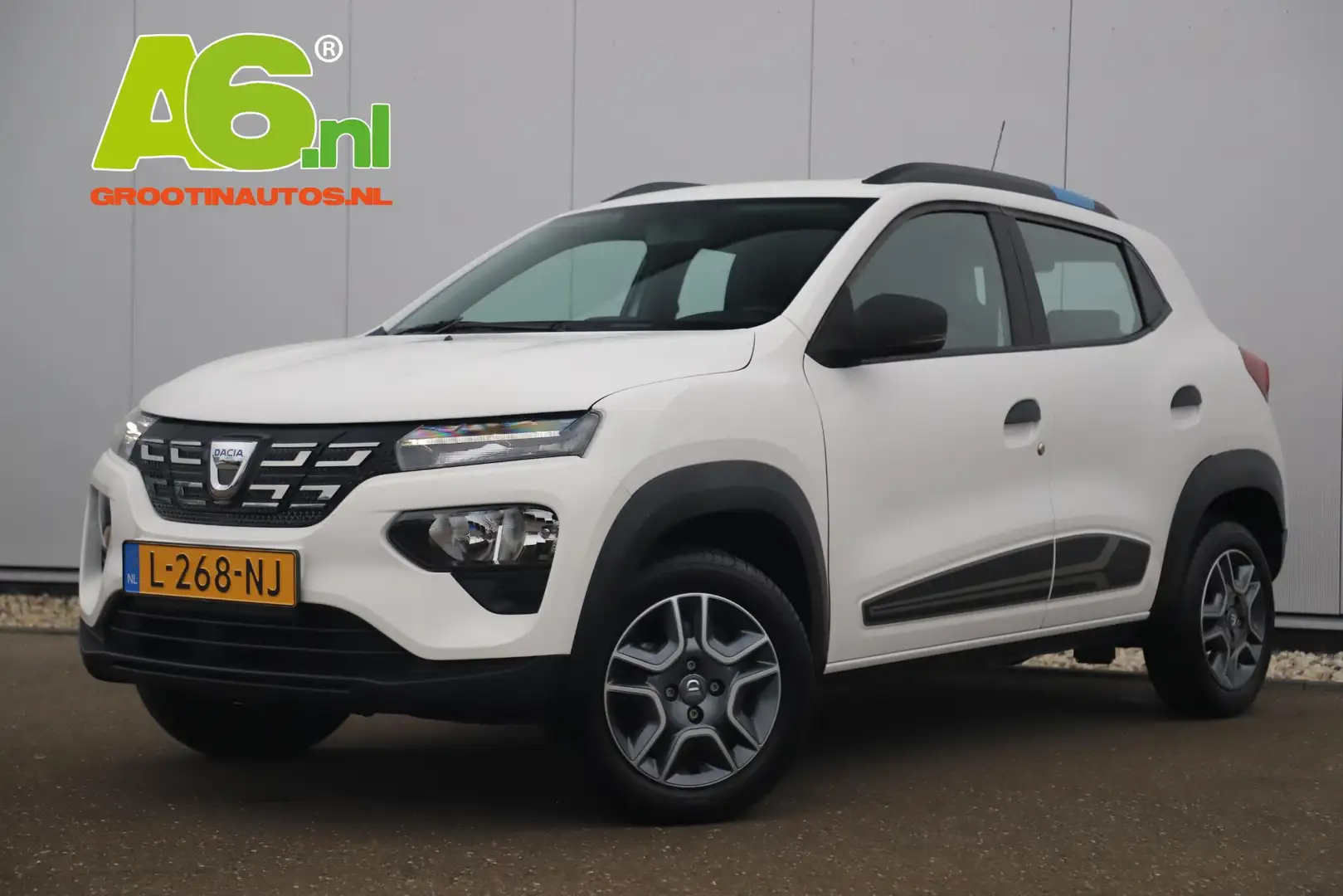 Dacia Spring Business 27 kWh Automaat Leder Navigatie Camera Ai Wit - 1