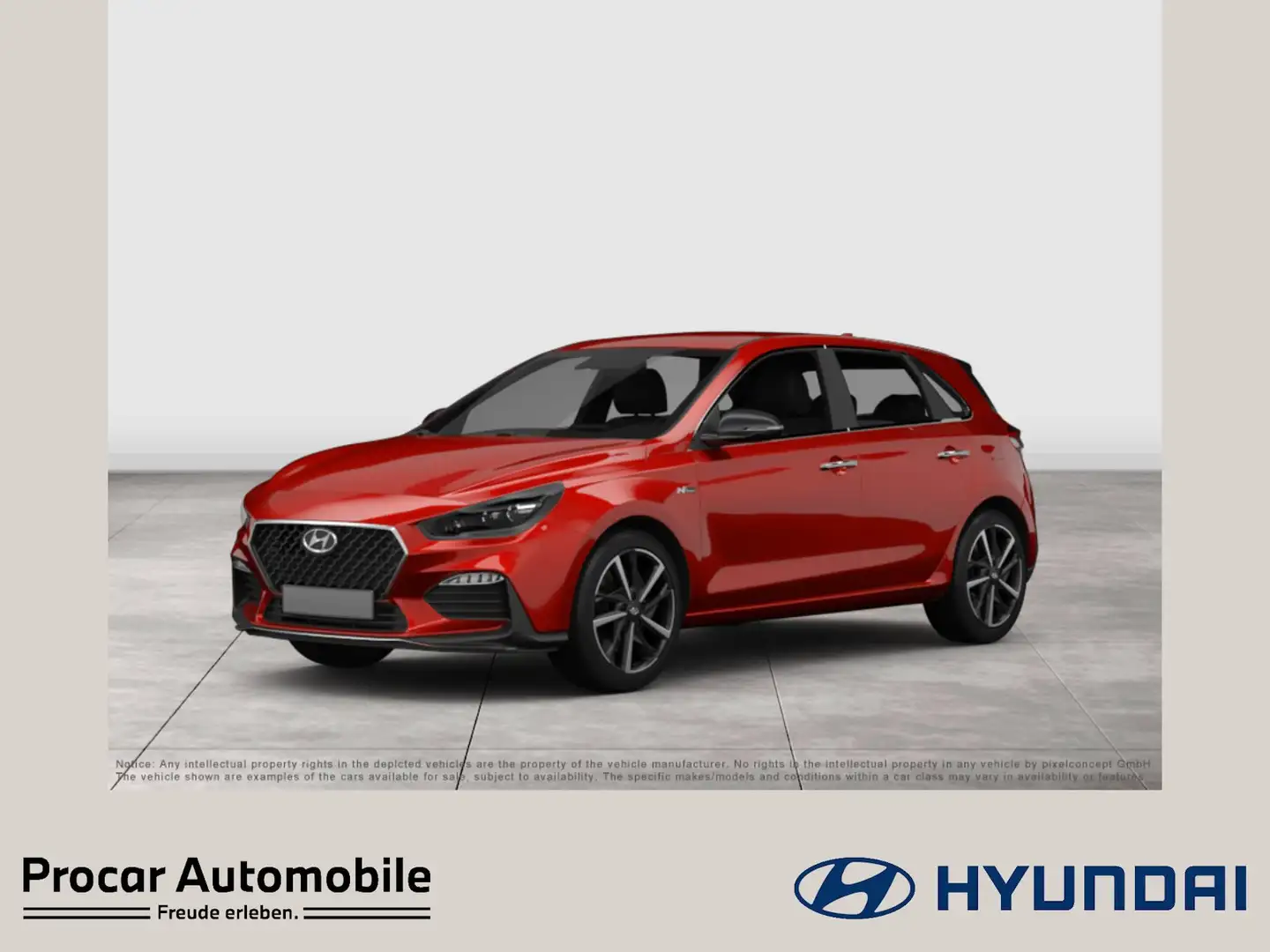 Hyundai i30 1.0 T-GDI Trend RFK+LORDOSE+CARPLAY+LM+KLIMA Rouge - 1