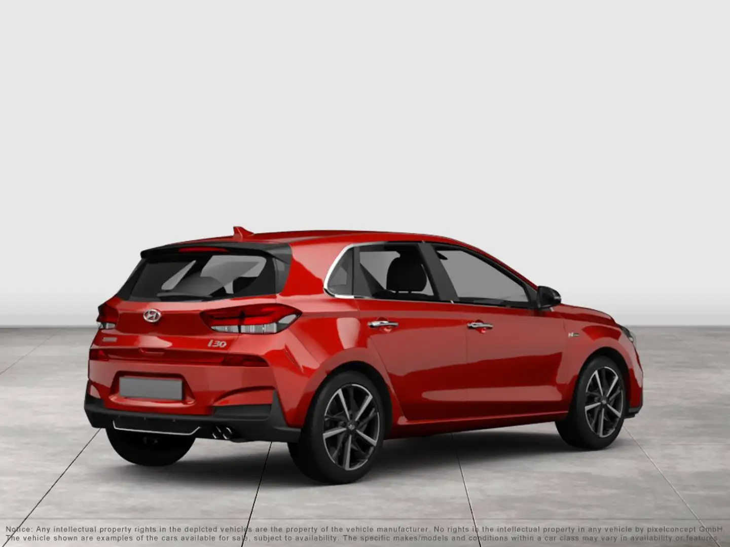 Hyundai i30 1.0 T-GDI Trend RFK+LORDOSE+CARPLAY+LM+KLIMA Rouge - 2