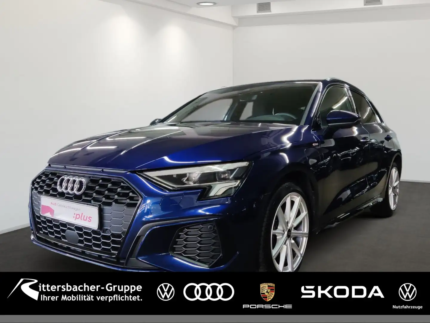 Audi A3 40 TFSI e S line LED Schinw. Busnes Blau - 1