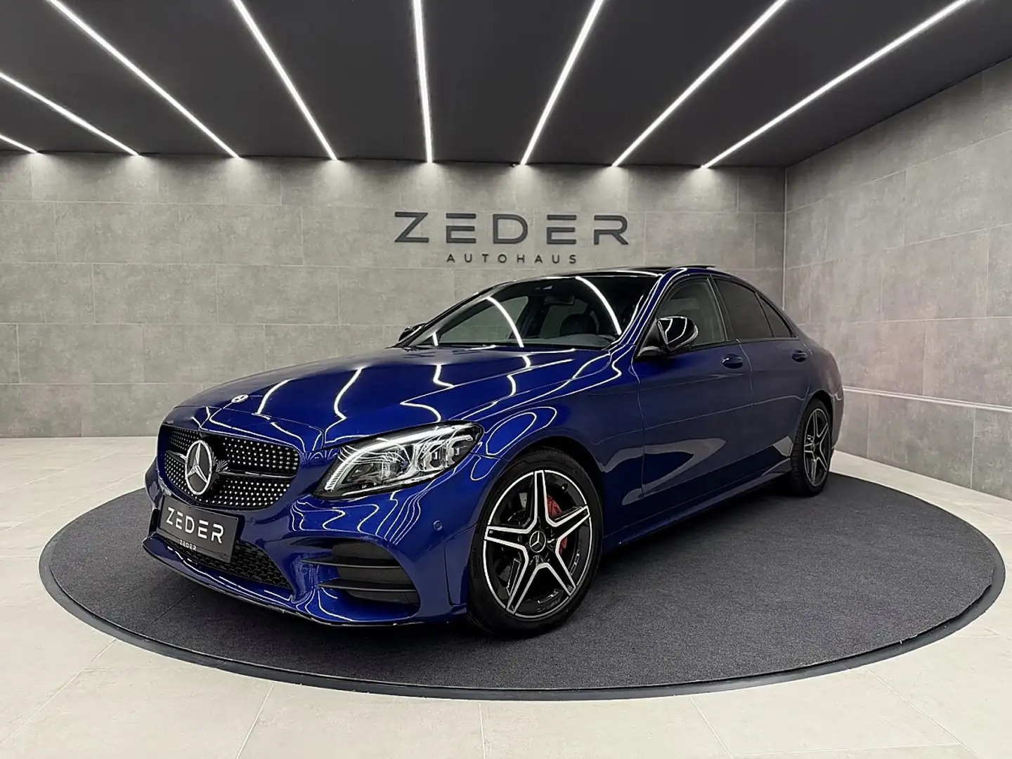 Mercedes-Benz C 180 d AMG Line|MULTIBEAM|PANORAMA|360°KAMERA|WIDESC... Blau - 1