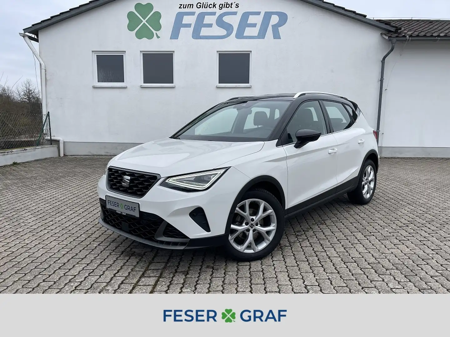 SEAT Arona FR 1.0 TSI DSG ACC LED NAVI SHZ Weiß - 1
