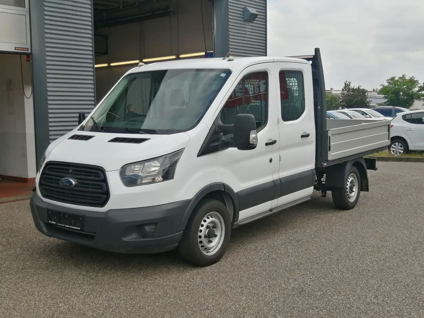 Ford Transit 2.0 TCI Doppelkabine Klima AHK Blanc - 1