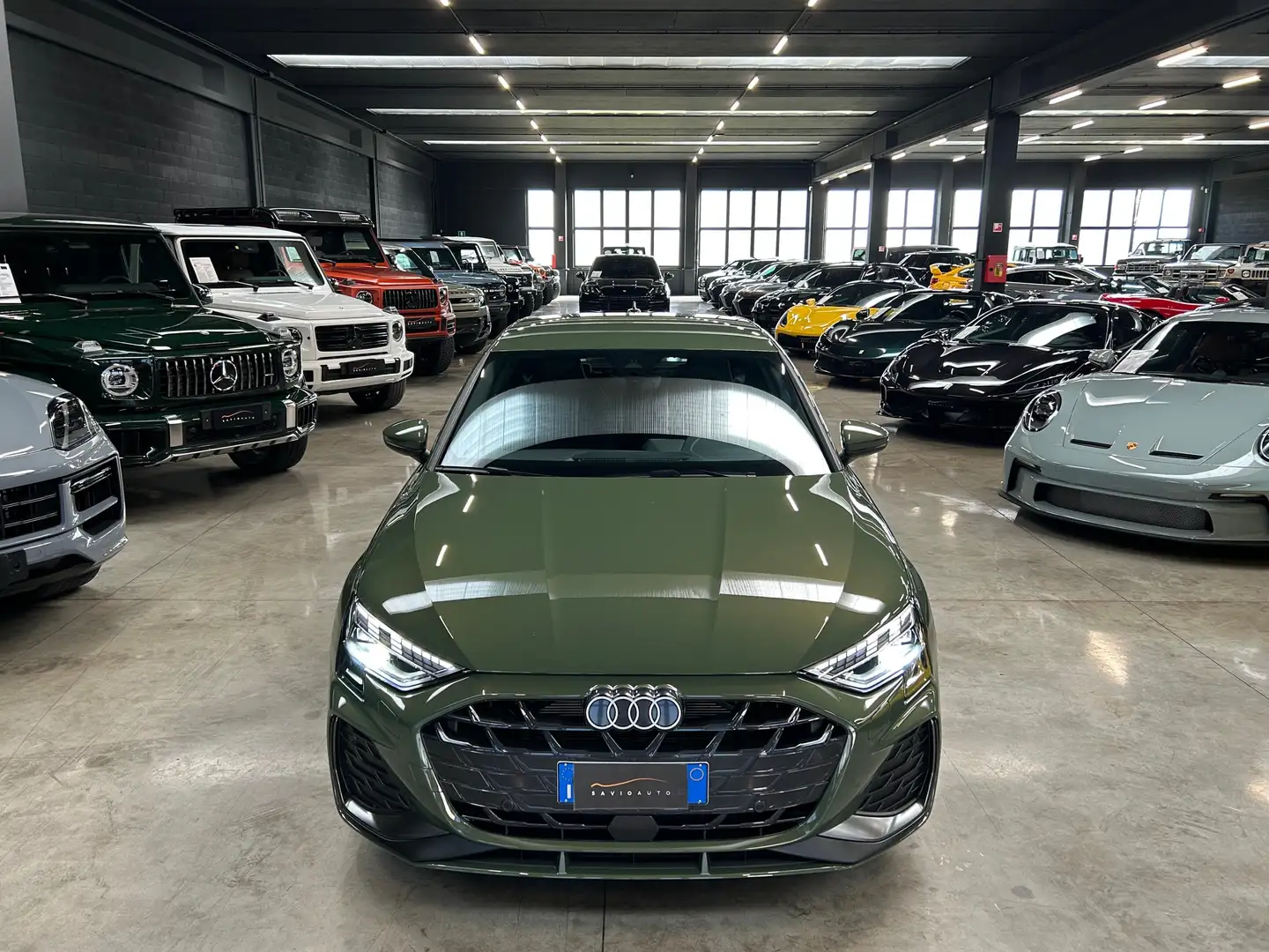 Audi A3 Sportback 2.0 tdi S line - garanzia Audi fino 2028 Verde - 2