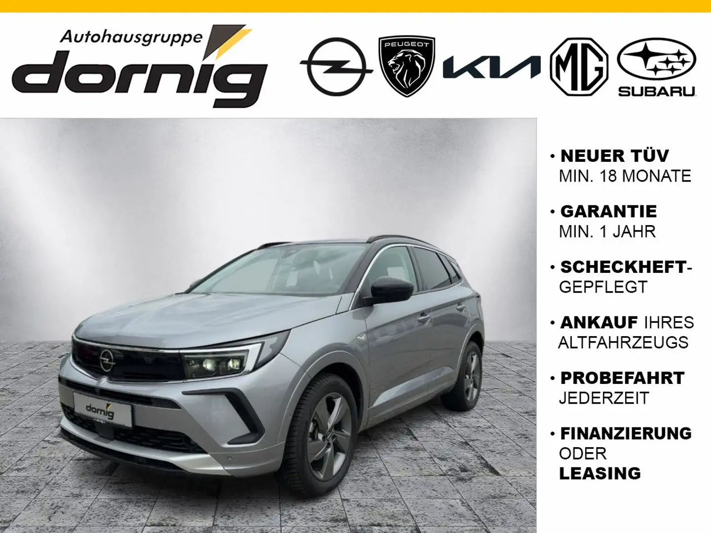 Opel Grandland X Grandland Ultimate, SHZ vo+hi, Klimaaut. Argent - 1