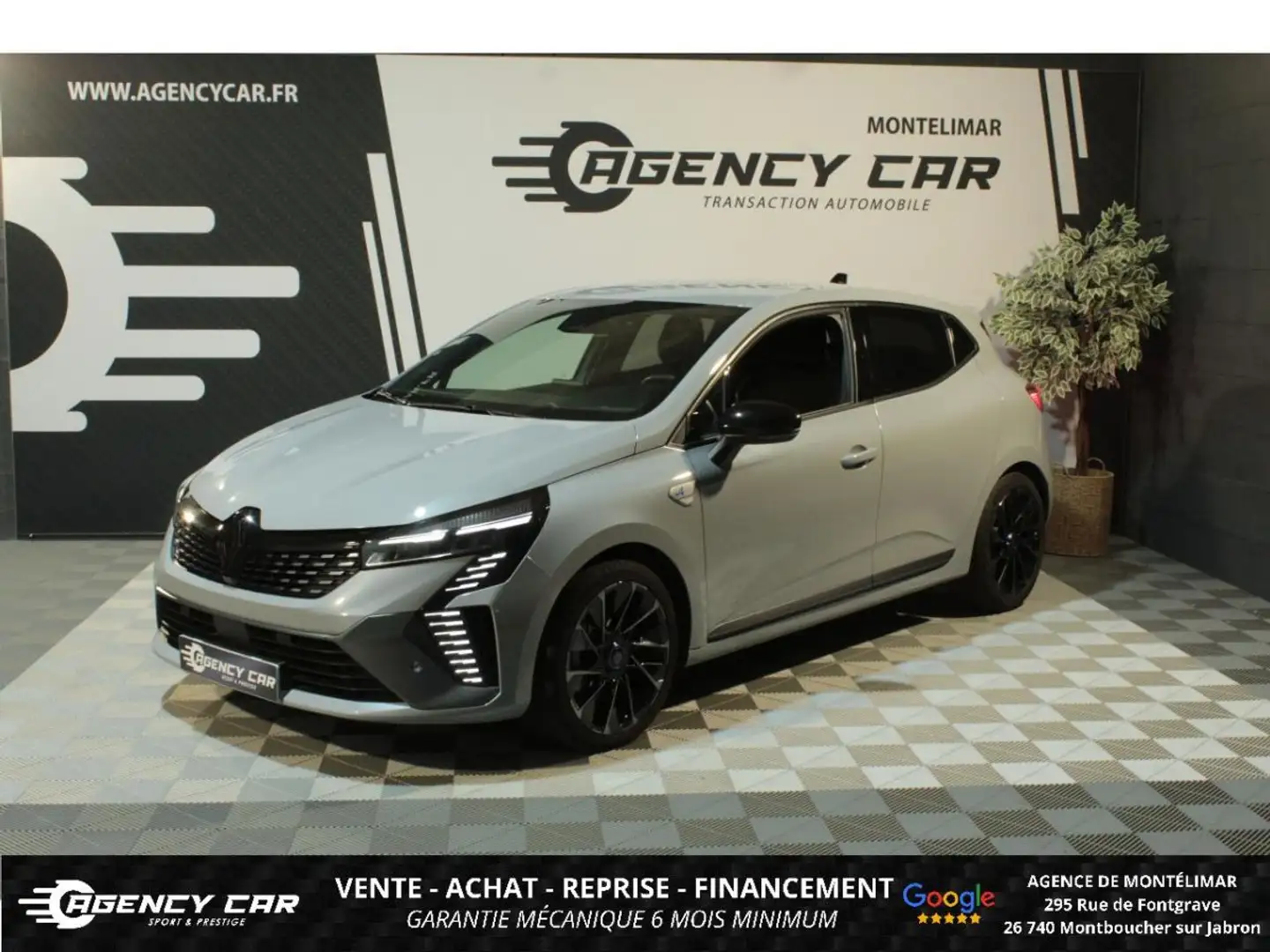 Renault Clio 5 Esprit Alpine 1.6 E-Tech Hybride 145ch - Première main Grijs - 1