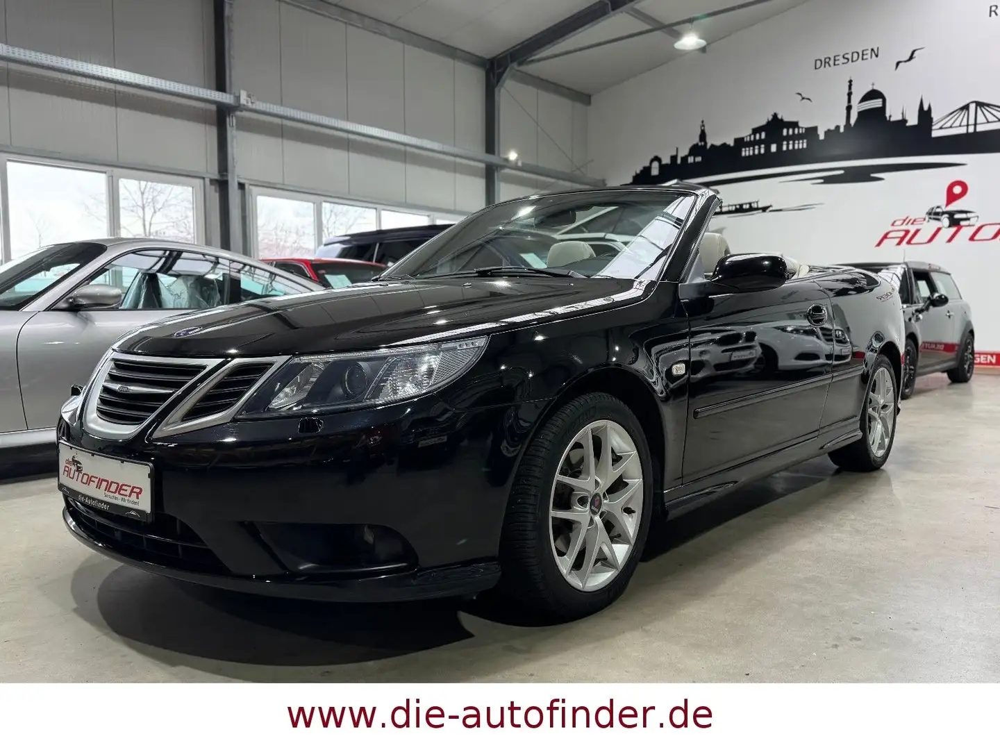 Saab 9-3 1.8t Cabriolet Xenon,Navi,Leder,HIRSCH Perf. Noir - 1
