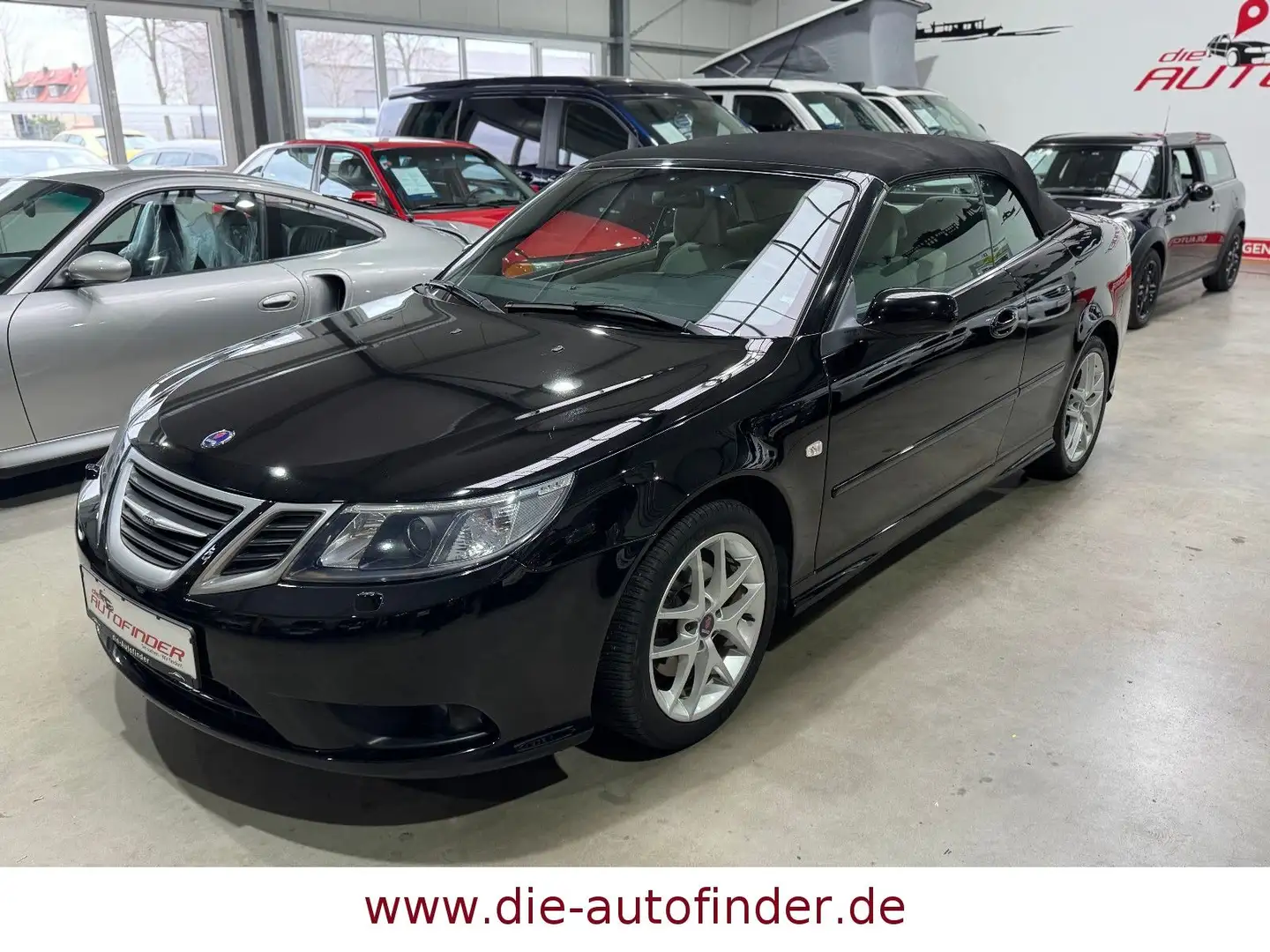 Saab 9-3 1.8t Cabriolet Xenon,Navi,Leder,HIRSCH Perf. Noir - 2