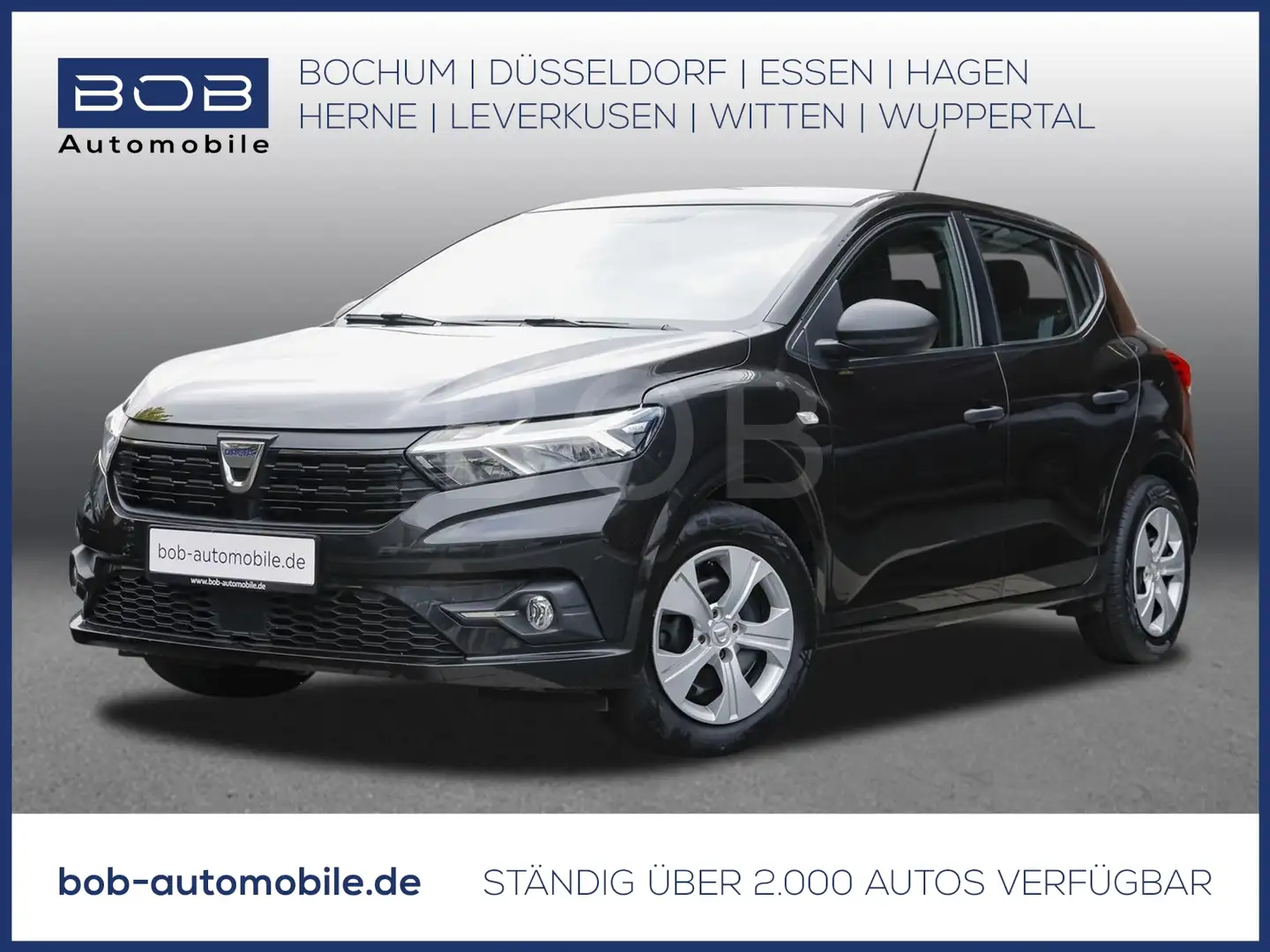 Dacia Sandero Essential SCe 65 Klima+Carplay+LED Schwarz - 1