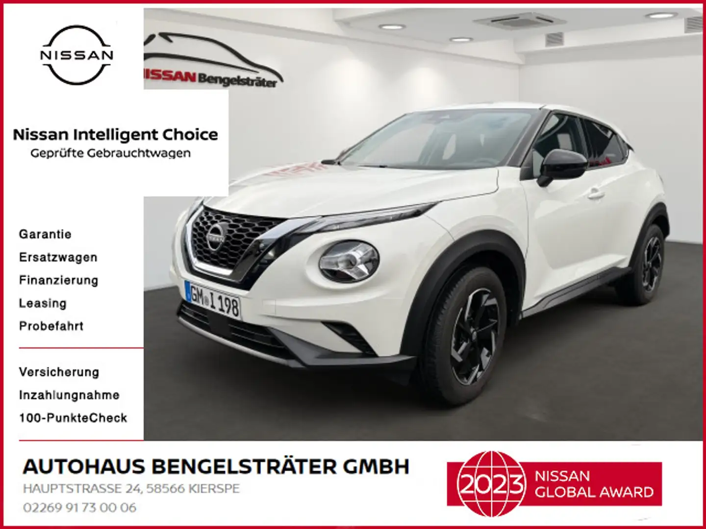 Nissan Juke 1.0 DIG-T N-Style im Kundenauftrag Weiß - 1