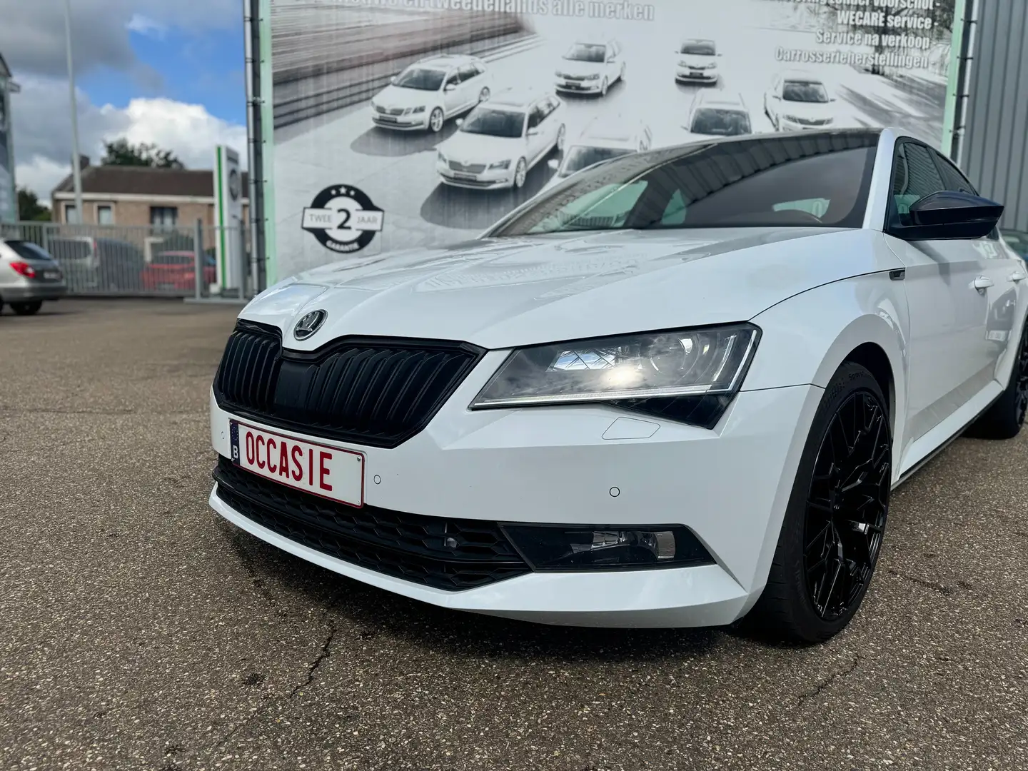 Skoda Superb Superb 2.0 TSI 4x4 DSG Sportline Blanc - 2